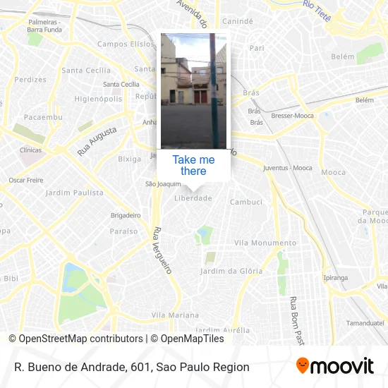 R. Bueno de Andrade, 601 map