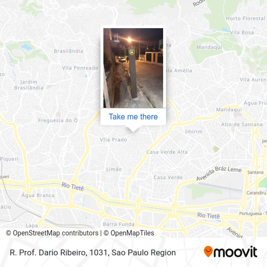 R. Prof. Dario Ribeiro, 1031 map