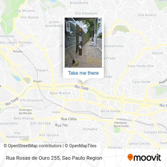 Rua Rosas de Ouro 255 map