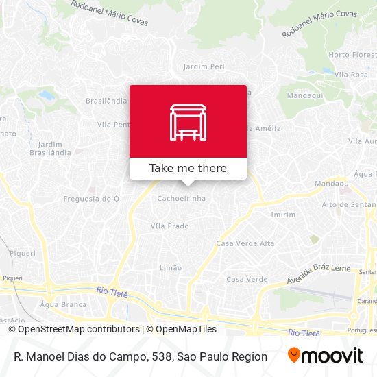 R. Manoel Dias do Campo, 538 map