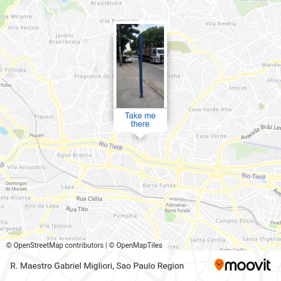 R. Maestro Gabriel Migliori map