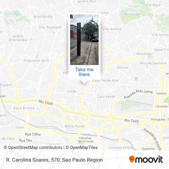 R. Carolina Soares, 570 map