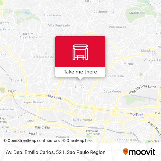 Av. Dep. Emílio Carlos, 521 map
