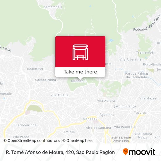 R. Tomé Afonso de Moura, 420 map