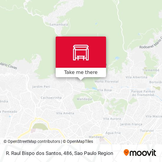R. Raul Bispo dos Santos, 486 map