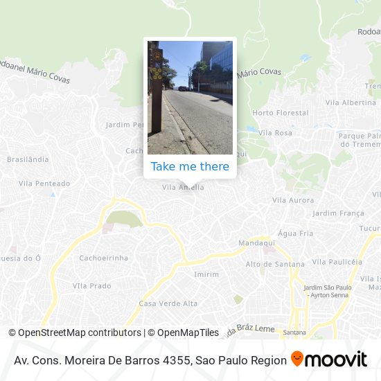 Mapa Av. Cons. Moreira De Barros 4355