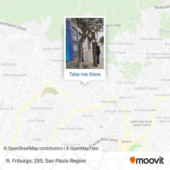 R. Friburgo, 285 map