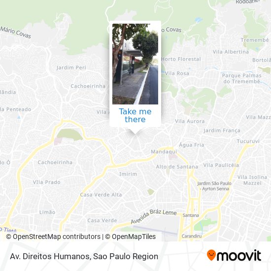 Mapa Av. Direitos Humanos