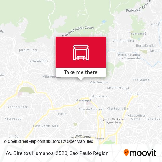 Mapa Av. Direitos Humanos, 2528