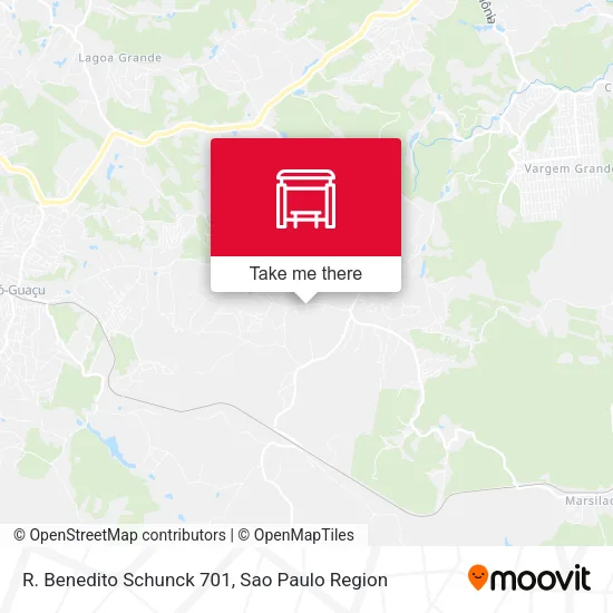 R. Benedito Schunck 701 map