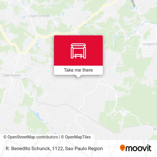 R. Benedito Schunck, 1122 map