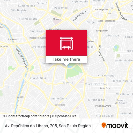 Av. República do Líbano, 705 map