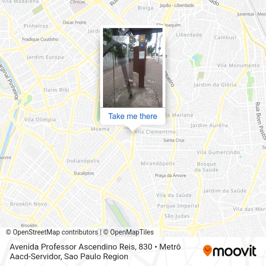 Avenida Professor Ascendino Reis, 830 • Metrô Aacd-Servidor map