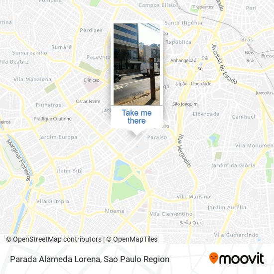 Parada Alameda Lorena map