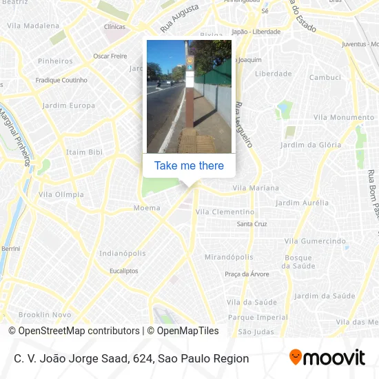 C. V. João Jorge Saad, 624 map