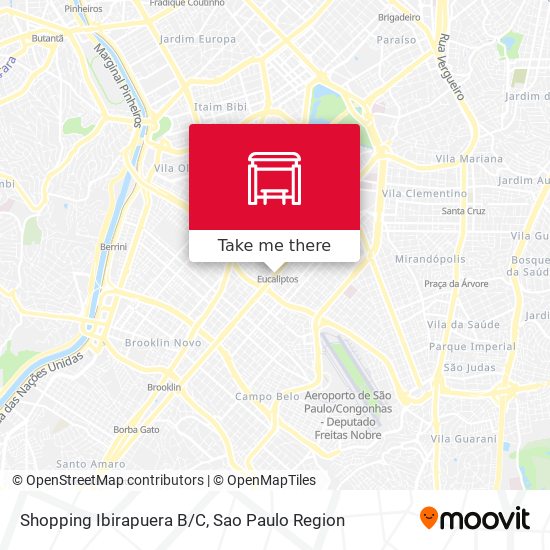 Mapa Shopping Ibirapuera B/C