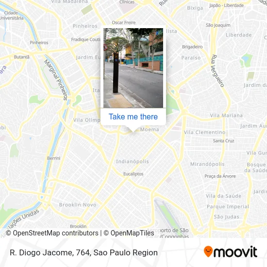 R. Diogo Jacome, 764 map