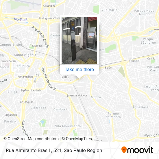 Rua Almirante Brasil , 521 map