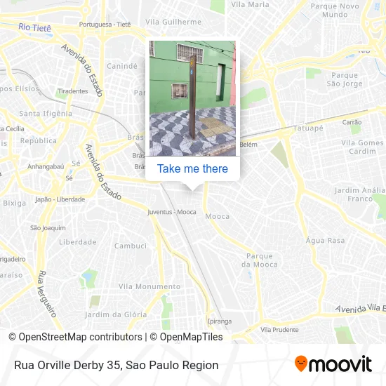 Rua Orville Derby 35 map