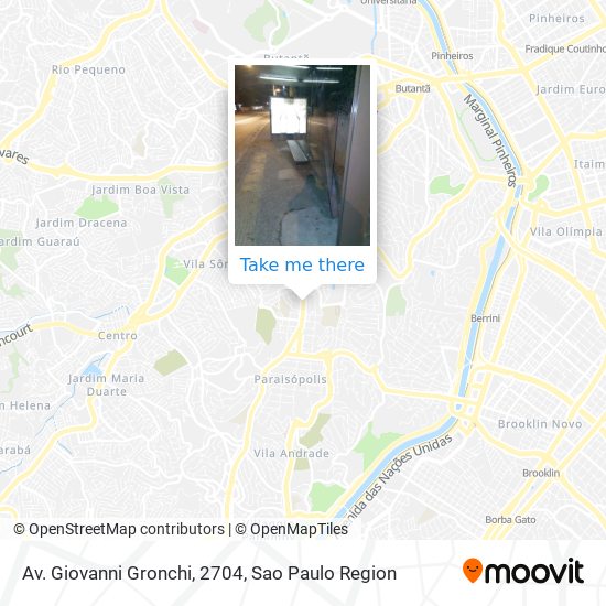 Av. Giovanni Gronchi, 2704 map
