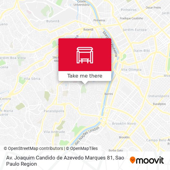 Av. Joaquim Candido de Azevedo Marques 81 map