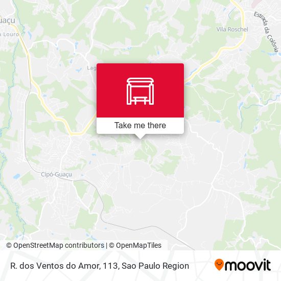 R. dos Ventos do Amor, 113 map