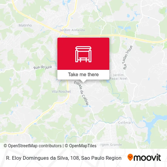 R. Eloy Domingues da Silva, 108 map