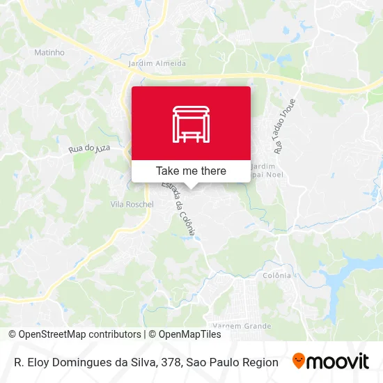 R. Eloy Domingues da Silva, 378 map