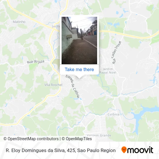 R. Eloy Domingues da Silva, 425 map