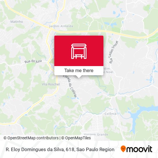 R. Eloy Domingues da Silva, 618 map