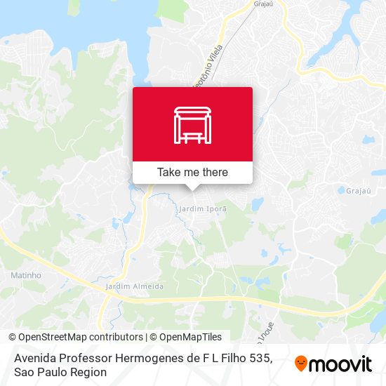 Avenida Professor Hermogenes de F L Filho 535 map