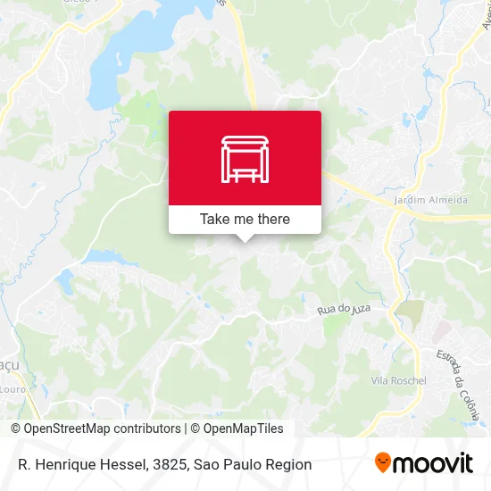 R. Henrique Hessel, 3825 map