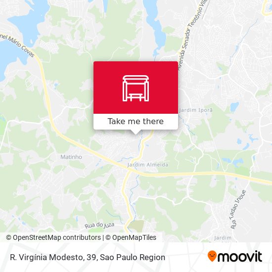 R. Virgínia Modesto, 39 map
