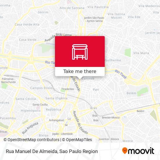 Mapa Rua Manuel De Almeida