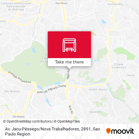 Av. Jacu-Pêssego / Nova Trabalhadores, 2891 map