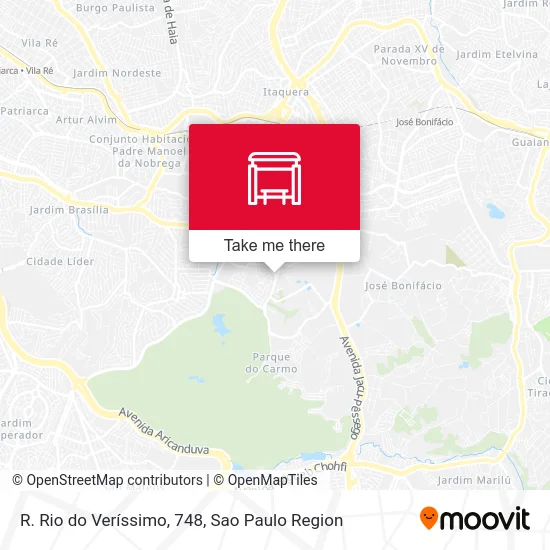 R. Rio do Veríssimo, 748 map