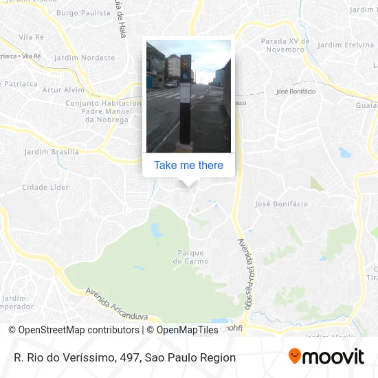 R. Rio do Veríssimo, 497 map