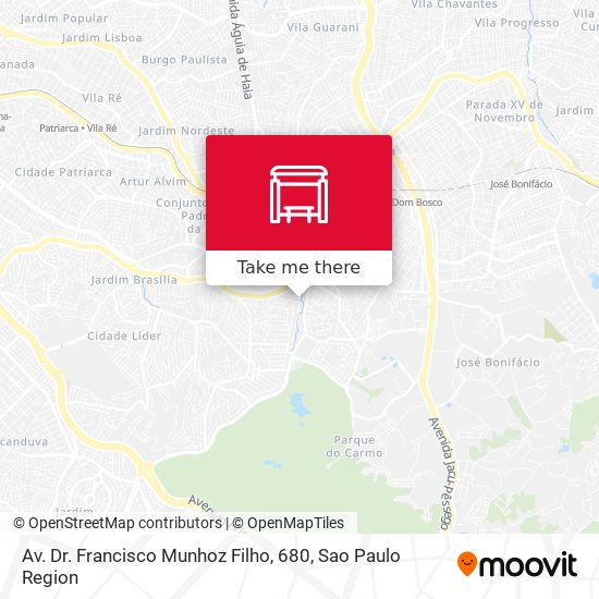 Mapa Av. Dr. Francisco Munhoz Filho, 680