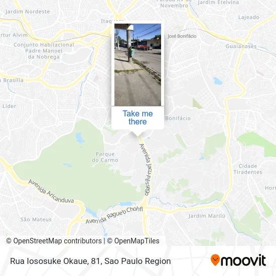 Rua Iososuke Okaue, 81 map