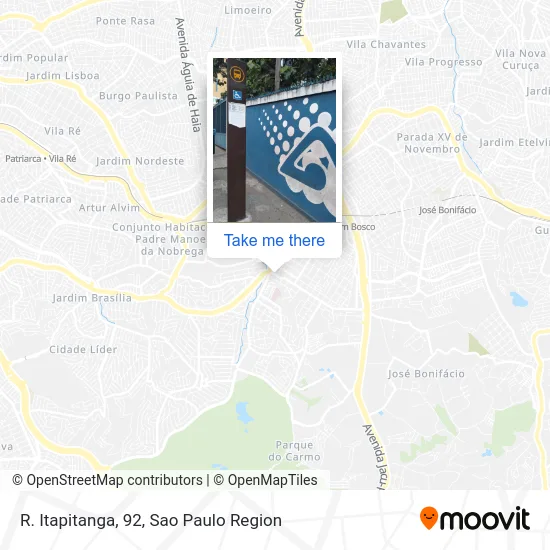 R. Itapitanga, 92 map