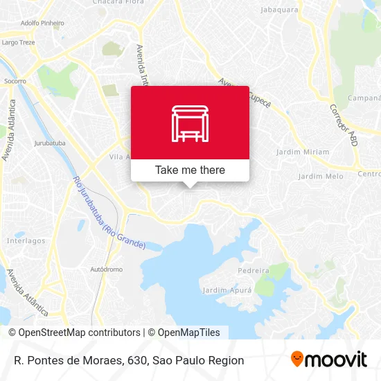 R. Pontes de Moraes, 630 map