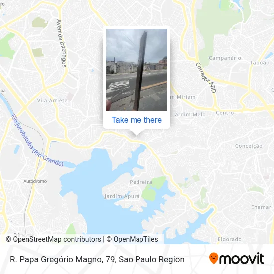 R. Papa Gregório Magno, 79 map