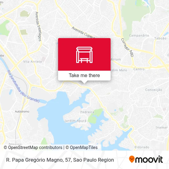 R. Papa Gregório Magno, 57 map