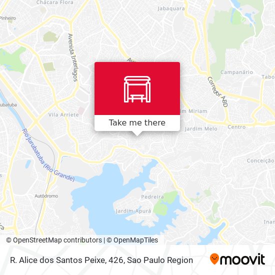 R. Alice dos Santos Peixe, 426 map