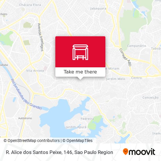R. Alice dos Santos Peixe, 146 map