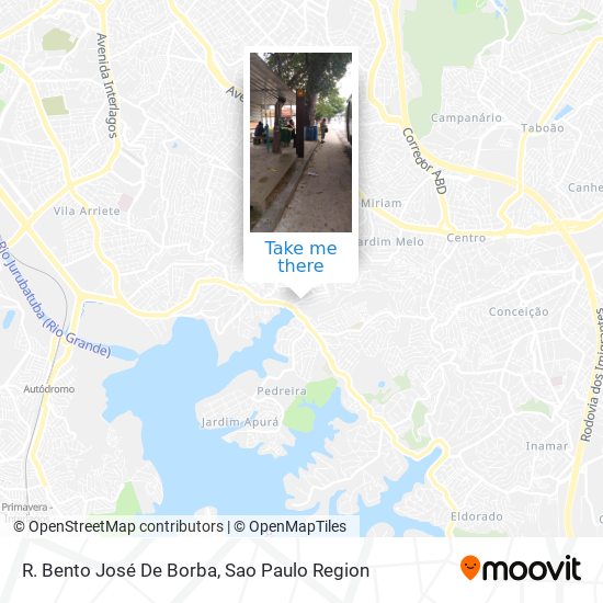 R. Bento José De Borba map
