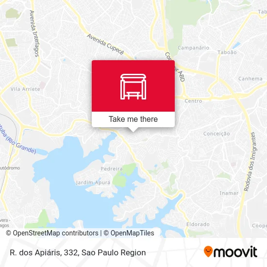 R. dos Apiáris, 332 map
