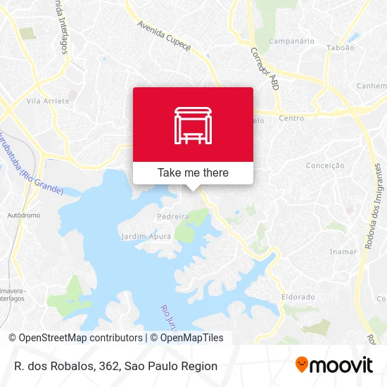 R. dos Robalos, 362 map