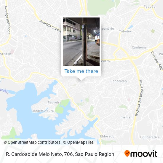 R. Cardoso de Melo Neto, 706 map