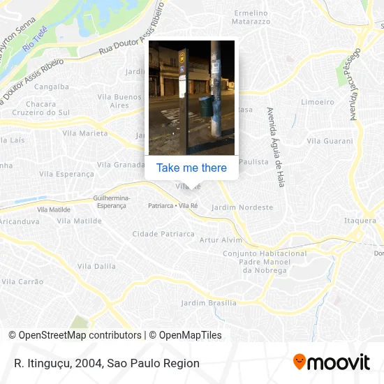 R. Itinguçu, 2004 map